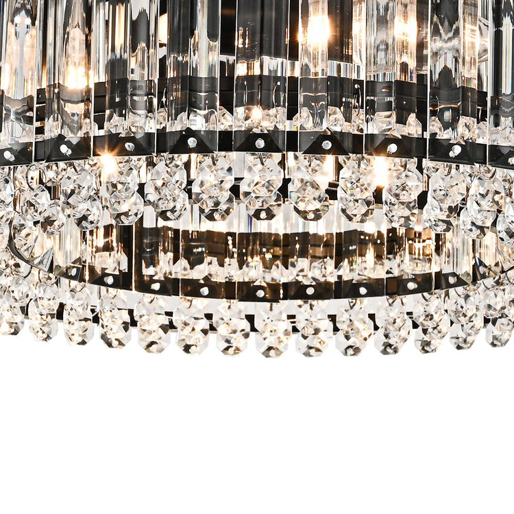 Plafonnier Cuisine Tambour en Cristal