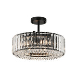 Plafonnier Cuisine Tambour en Cristal