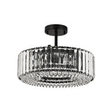 Plafonnier Cuisine Tambour en Cristal