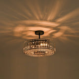 Plafonnier Cuisine Tambour en Cristal