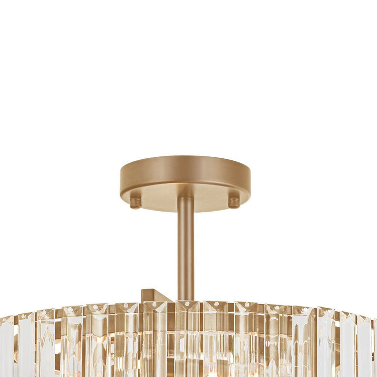 Plafonnier Cuisine Tambour en Cristal