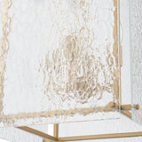 Suspension Salle à Manger Lanterne 4 Lumières en Verre
