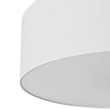 Plafonnier 4 Lumières Lin Tambour pour Cuisine