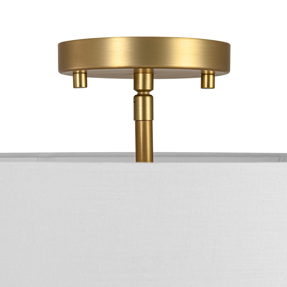 Plafonnier 4 Lumières Lin Tambour pour Cuisine