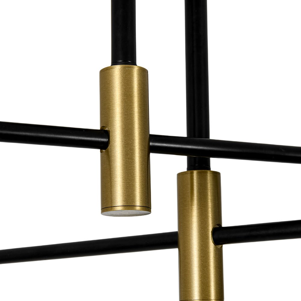 Lustre 4 Lumières Minimaliste Sputnik Plafonnier Semi-Encastré