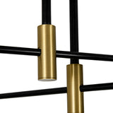 Lustre 4 Lumières Minimaliste Sputnik Plafonnier Semi-Encastré