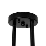 Lustre 4 Lumières Minimaliste Sputnik Plafonnier Semi-Encastré