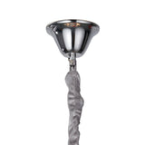 Lustre Salon Pompon 4 Lumières en Chrome