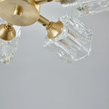 Plafonnier Salon Carré en Cristal