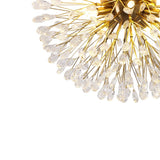 Lustre Cristal 5 Lumières Pissenlit Semi-Encastré pour Salon