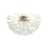 Lustre Cristal 5 Lumières Pissenlit Semi-Encastré pour Salon