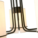 Lustre Salon Cylindre en Tissu