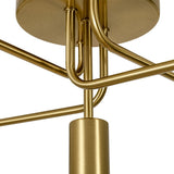 Lustre 5 Lumières Spirale Sputnik Plafonnier Semi-Encastré
