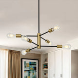 Lustre Design 6 Lumières Minimaliste Sputnik