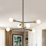 Lustre Design 6 Lumières Minimaliste Sputnik