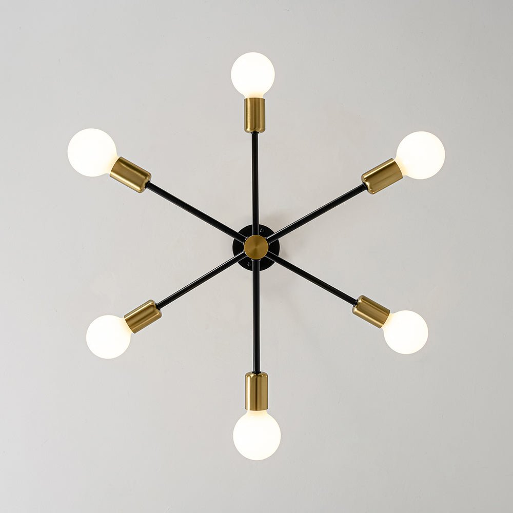Lustre Design 6 Lumières Minimaliste Sputnik