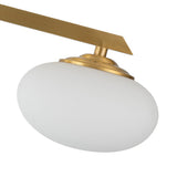 Lustre Salon Branche 6 Lumières en Verre