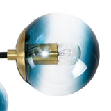 Lustre Salle à Manger Boule 6 Lumières en Verre Ø104 cm