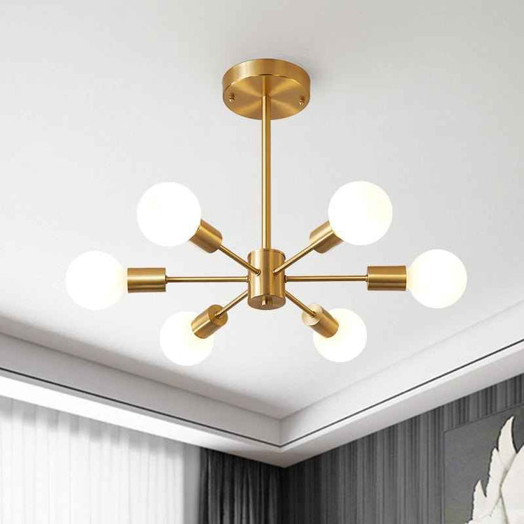 Lustre 6 Lumières Grand Sputnik