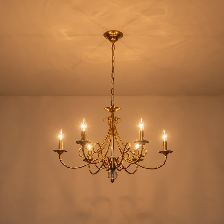 Lustre Salle à Manger en Laiton