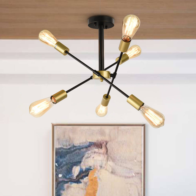 Lustre Salon Spoutnik en Métal