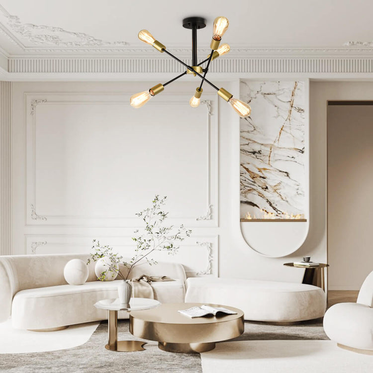 Lustre Salon Spoutnik en Métal