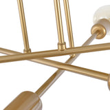 Plafonnier 6 Lumières Sputnik Semi-Encastré Luminaire pour Salon