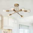 Plafonnier 6 Lumières Sputnik Semi-Encastré Luminaire pour Salon