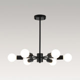 Lustre Salon Spoutnik 6 Lumières en Verre
