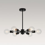 Lustre Salon Spoutnik 6 Lumières en Verre