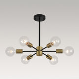 Lustre Salon Spoutnik 6 Lumières en Verre
