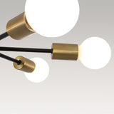 Lustre Salon Spoutnik 6 Lumières en Verre