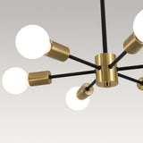 Lustre Salon Spoutnik 6 Lumières en Verre