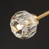 Lustre Salon Spoutnik 6 Lumières en Cristal