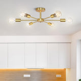 Plafonnier 6 Lumières Sputnik Semi-Encastré pour Cuisine