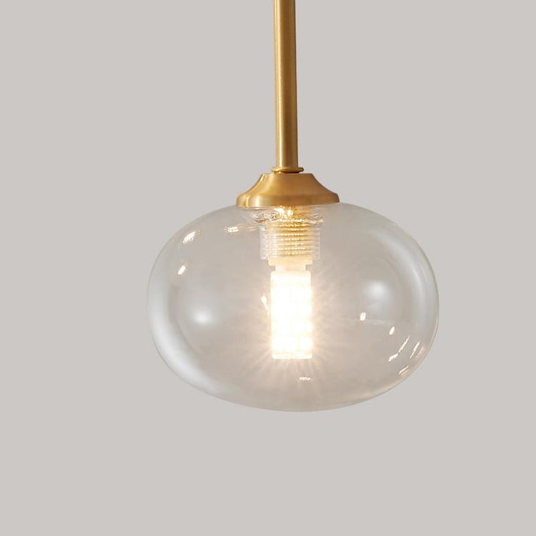 Plafonnier Salon Spirale en Verre