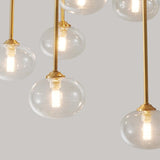 Plafonnier Salon Spirale en Verre