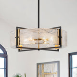 Lustre Salon Nuage en Verre Blanc