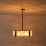 Lustre Salon Nuage en Verre Blanc