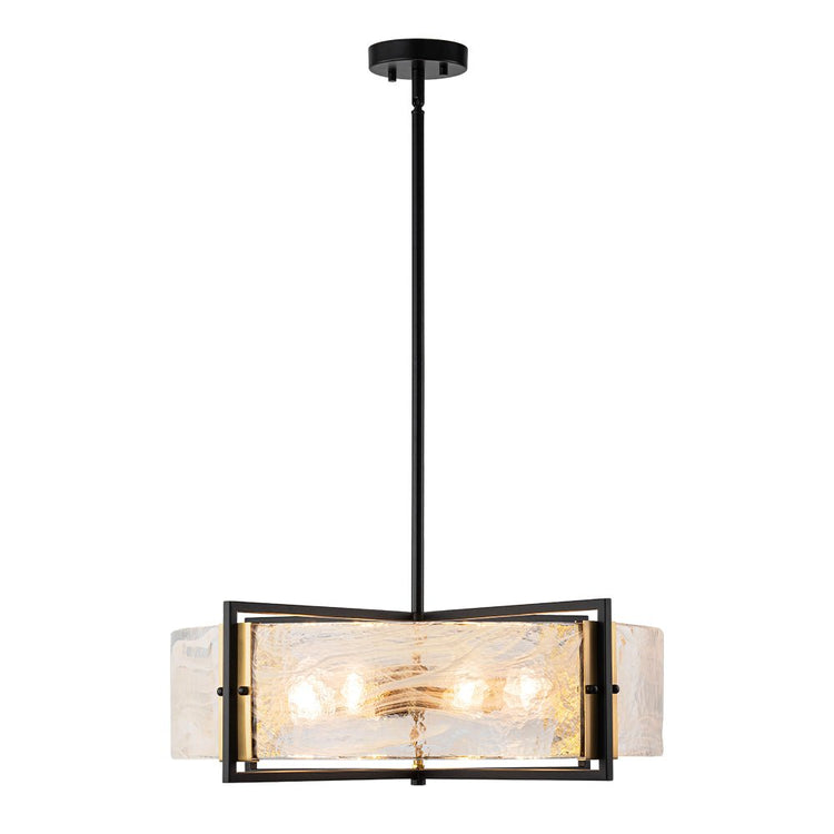 Lustre Salon Nuage en Verre Blanc