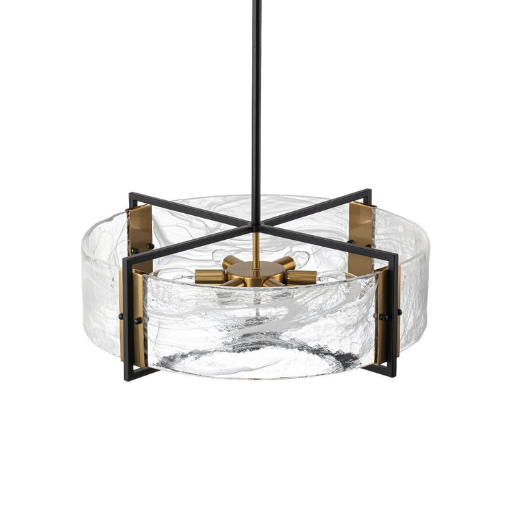 Lustre Salon Nuage en Verre Blanc
