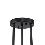 Plafonnier 6/8 Lumières Noir Sputnik Semi-Encastré