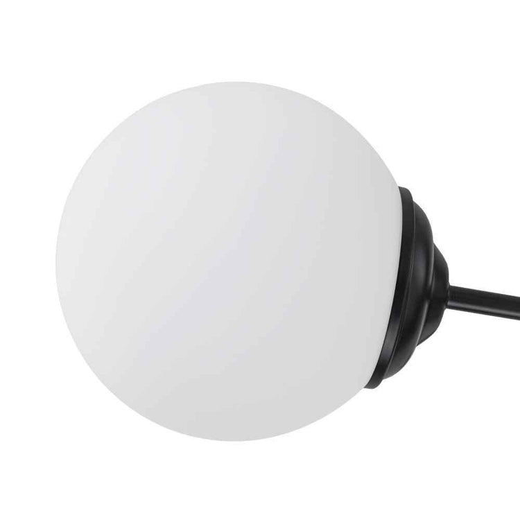 Lustre Verre Moderne 6/8/12 Lumières Opale Blanc Globe pour Salon
