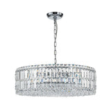 Lustre Cristal Verre 8/12 Lumières Suspension Cuisine pour Cuisine
