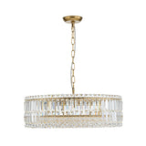 Lustre Cristal Verre 8/12 Lumières Suspension Cuisine pour Cuisine