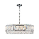 Lustre Cristal Verre 8/12 Lumières Suspension Cuisine pour Cuisine