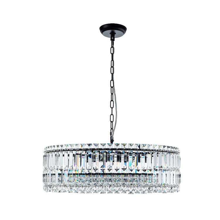 Lustre Cristal Verre 8/12 Lumières Suspension Cuisine pour Cuisine