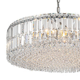 Lustre Cristal Verre 8/12 Lumières Suspension Cuisine pour Cuisine