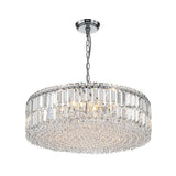 Lustre Cristal Verre 8/12 Lumières Suspension Cuisine pour Cuisine