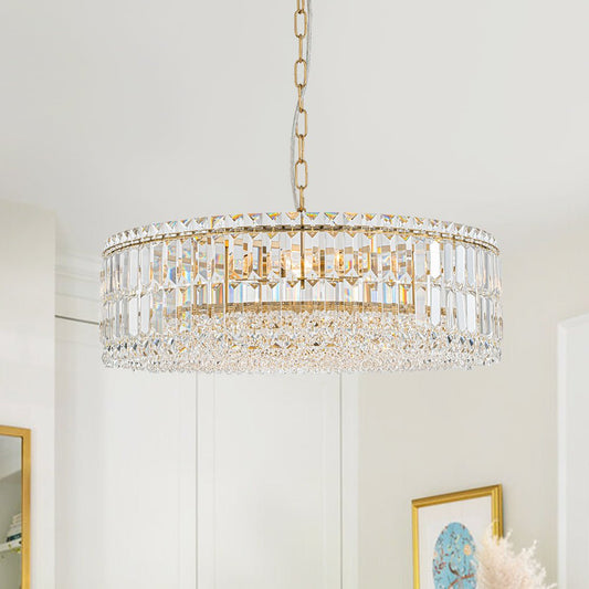 Lustre Cristal Verre 8/12 Lumières Suspension Cuisine pour Cuisine